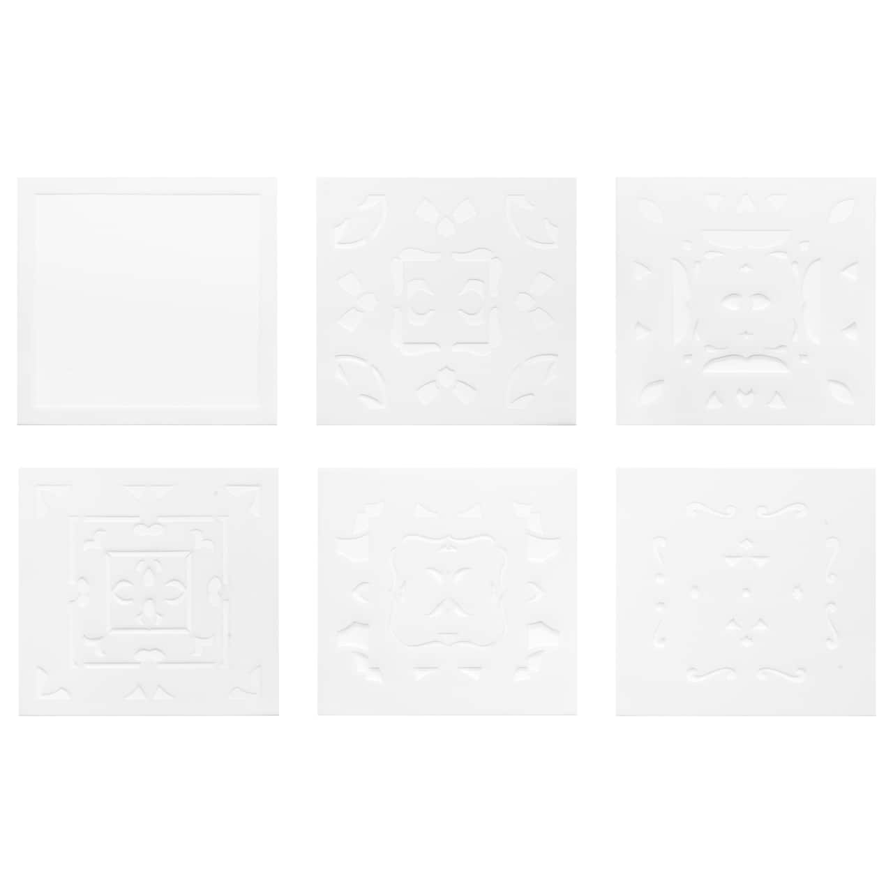 6" x 6" Stained Glass Print Layering Stencil Set by Recollections™